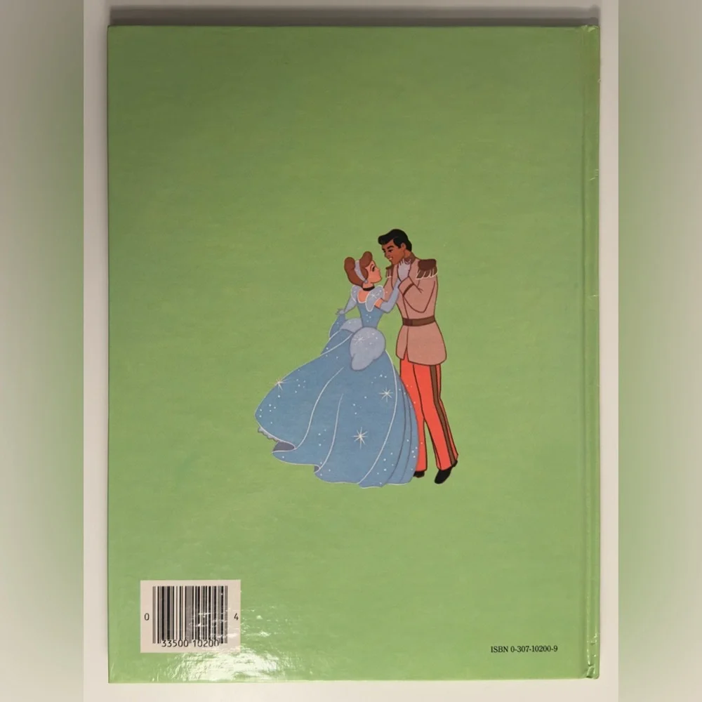WALT DISNEY'S CINDERELLA BIG GOLDEN BOOK HARDCOVER 1986 PRINCESS